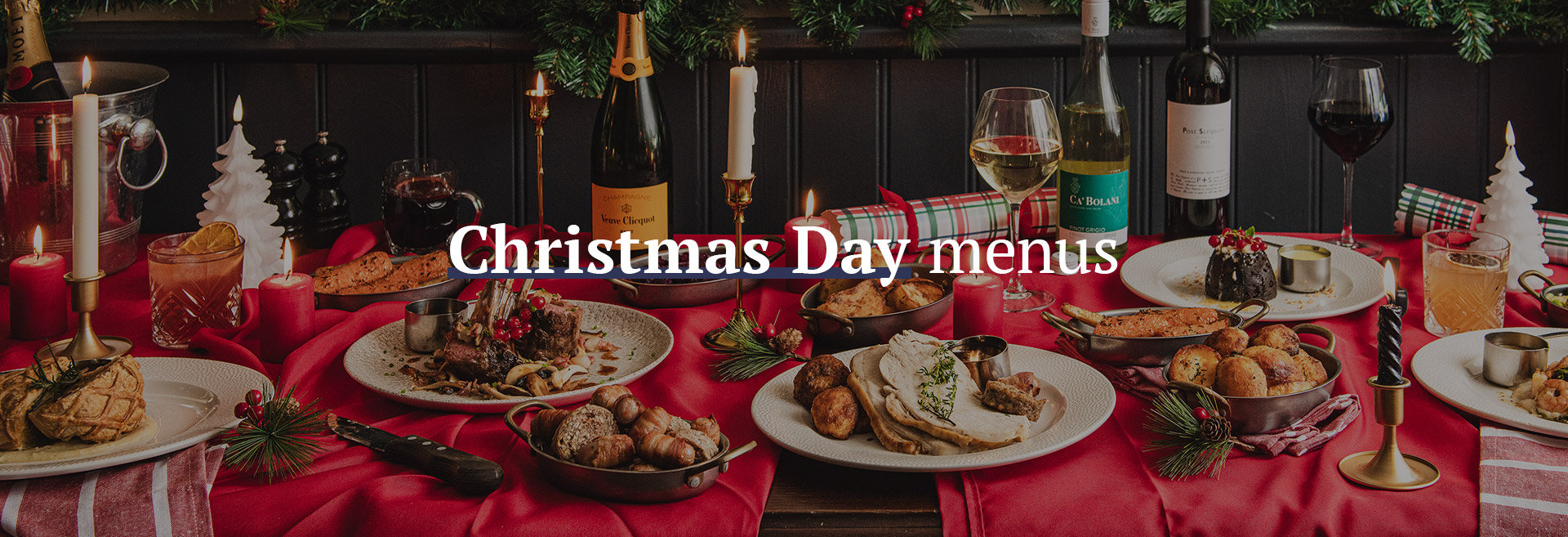 Christmas Day Menu at The Hope